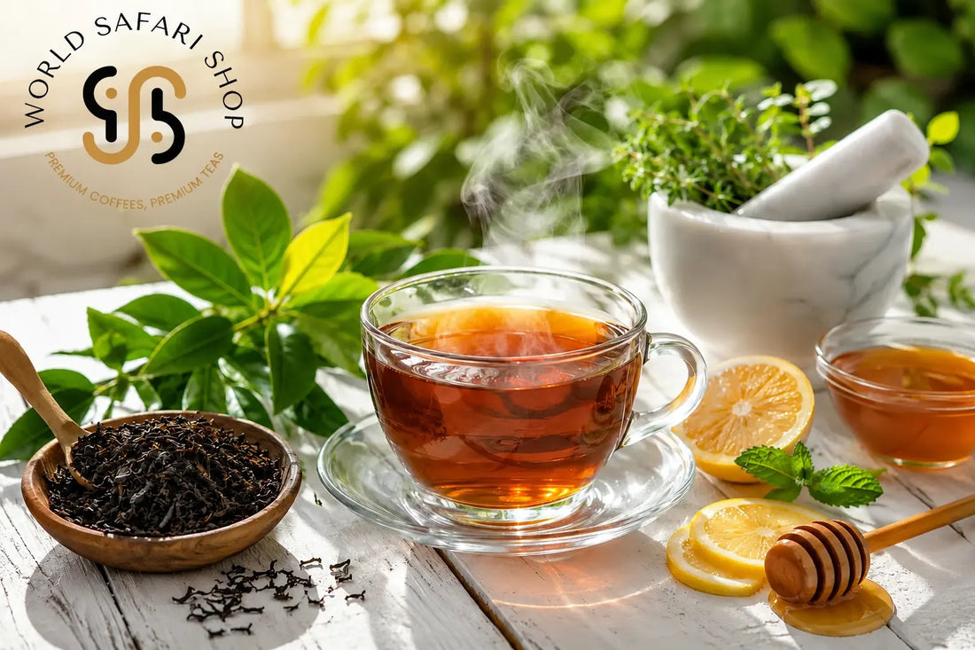 World Safari Shops Freshly brewed Kenyan black tea rich in natural antioxidants