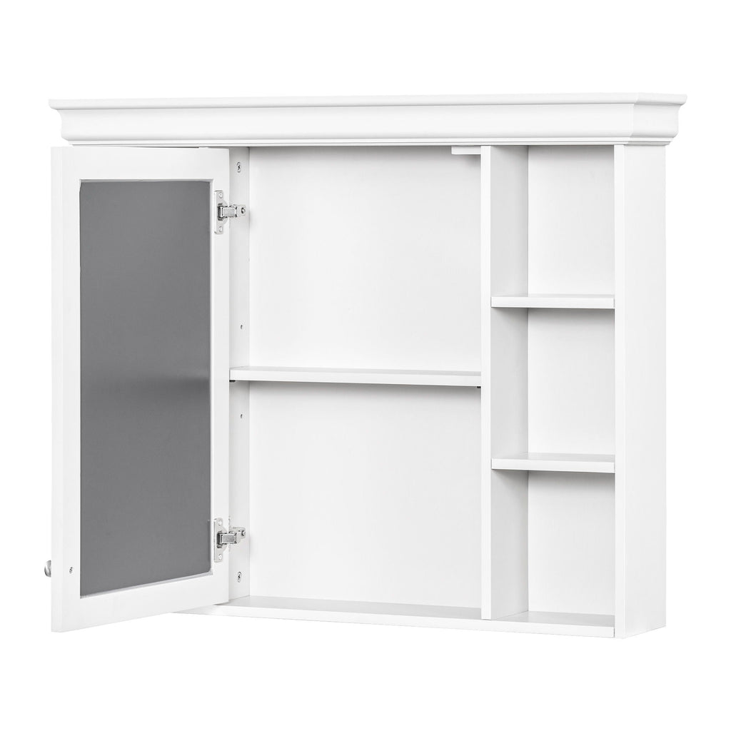 Wall Mounted Bathroom Storage Cabinet With Mirror Door