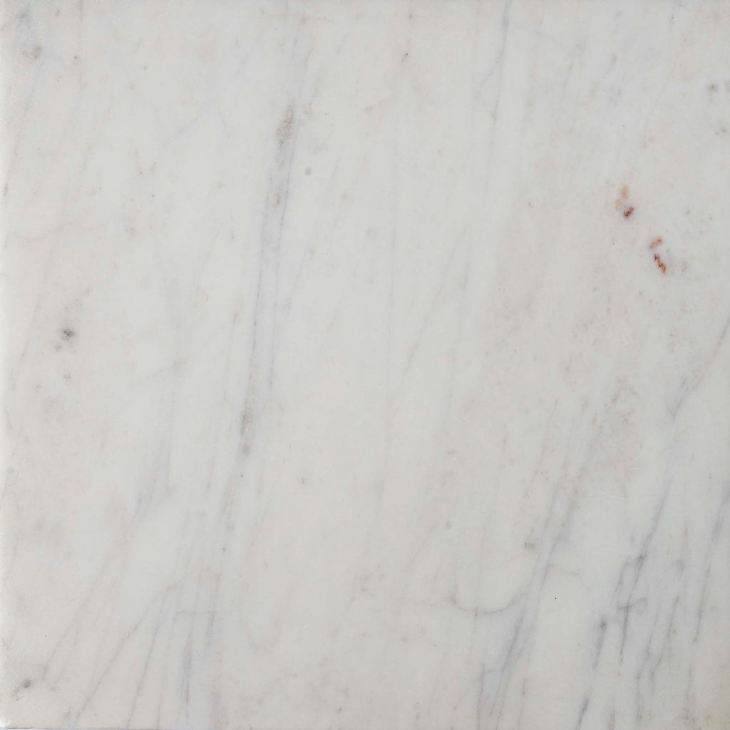 Osborne 36 Inch Wide Genuine Marble and Iron Contemporary Dining Table