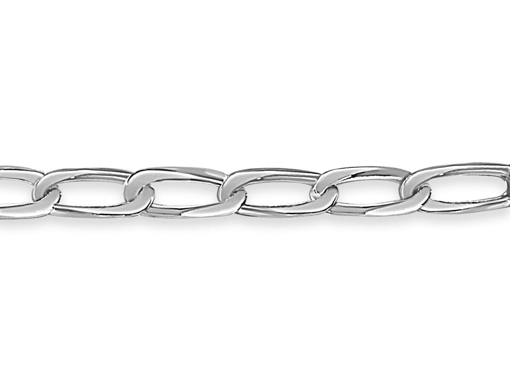Flat Solid White/Yellow/Rose Gold Handmade Bracelet , 9mm, 6.5-10 Inch
