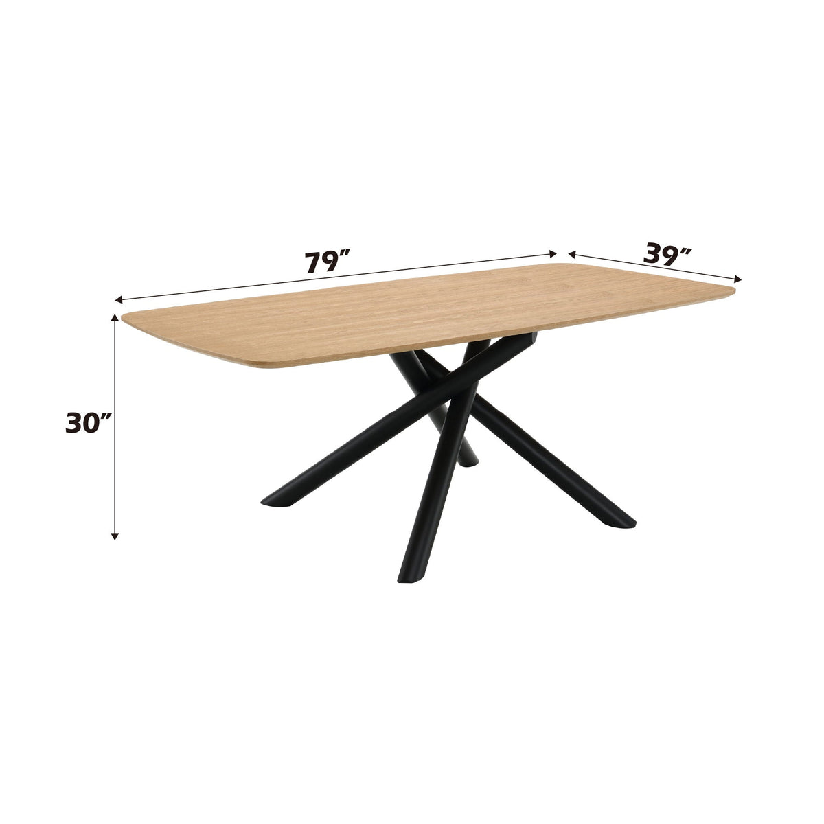 Lawton Dining Table - Natural