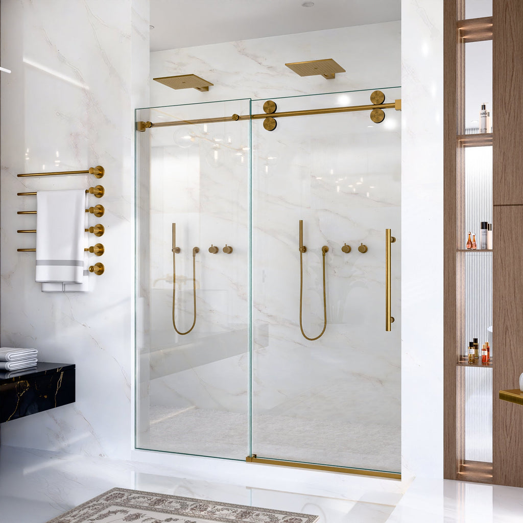 Frameless Single Sliding Shower Door