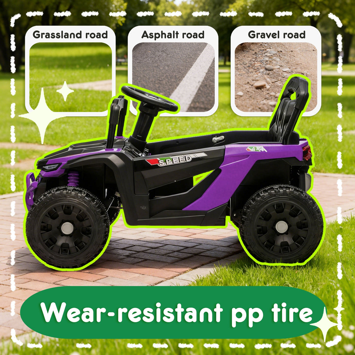 24V Kids Ride On UTV