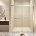 Tempered Glass Double Sliding Shower Door