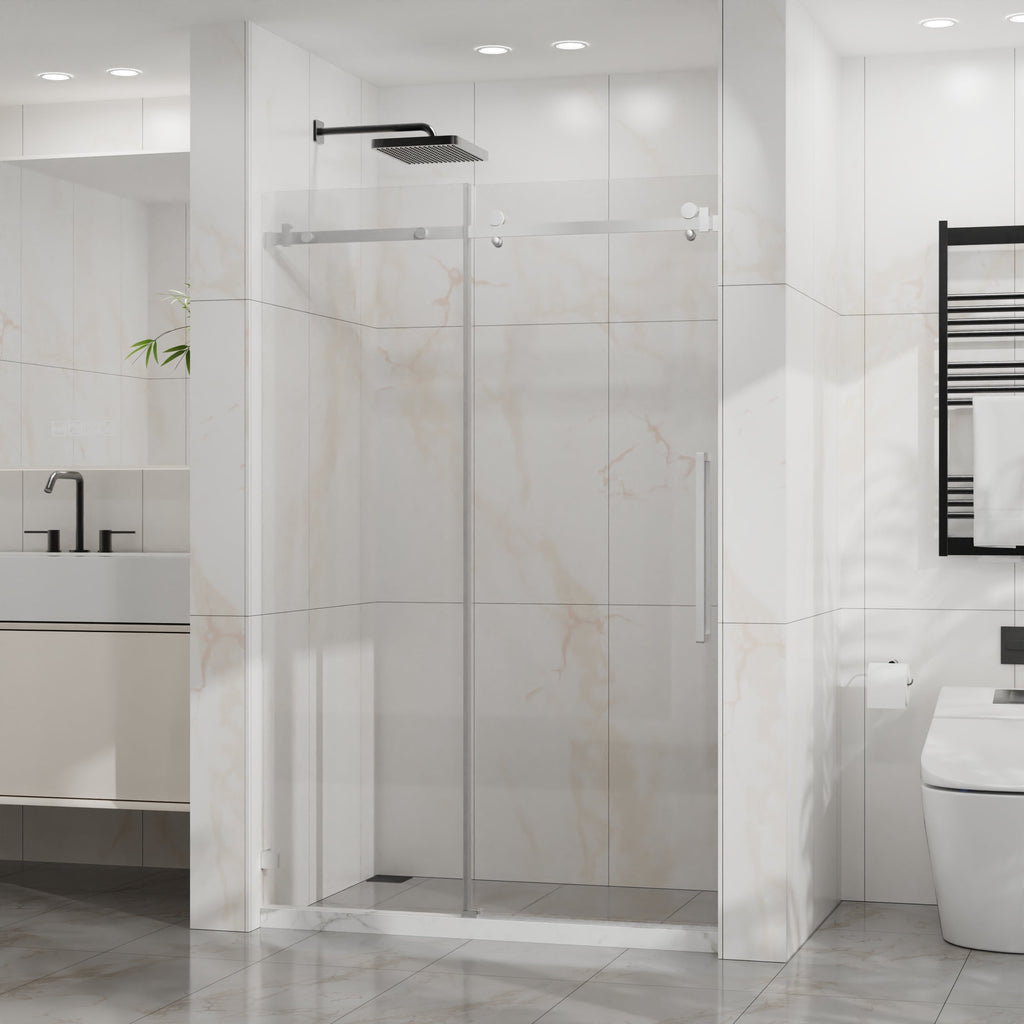 Goodyo Frameless Shower Door - 48" W x 72" H