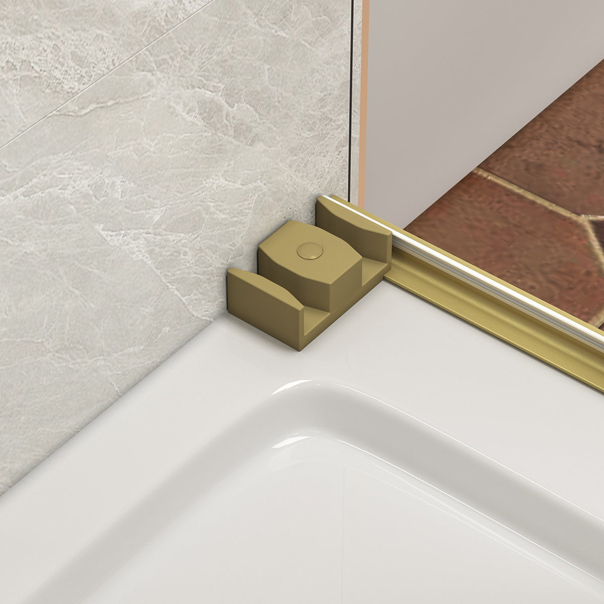 Frameless Shower Door 55"-60" W x 76" H
