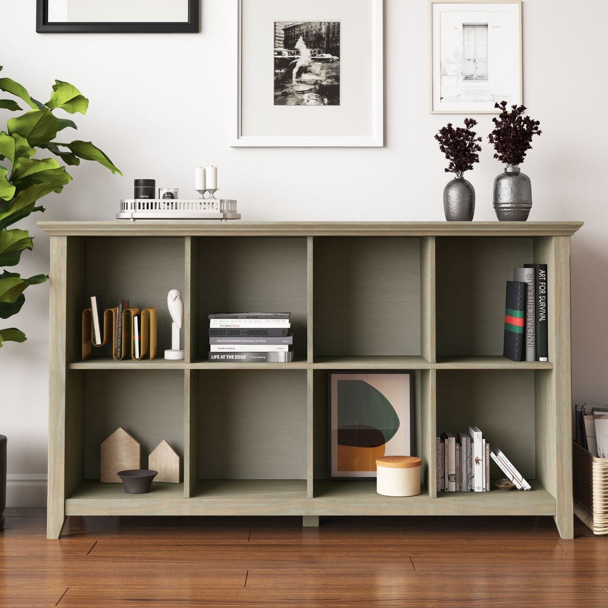 Handcrafted Cube Storage Organizer with Multiple Cubbies - Choose Color