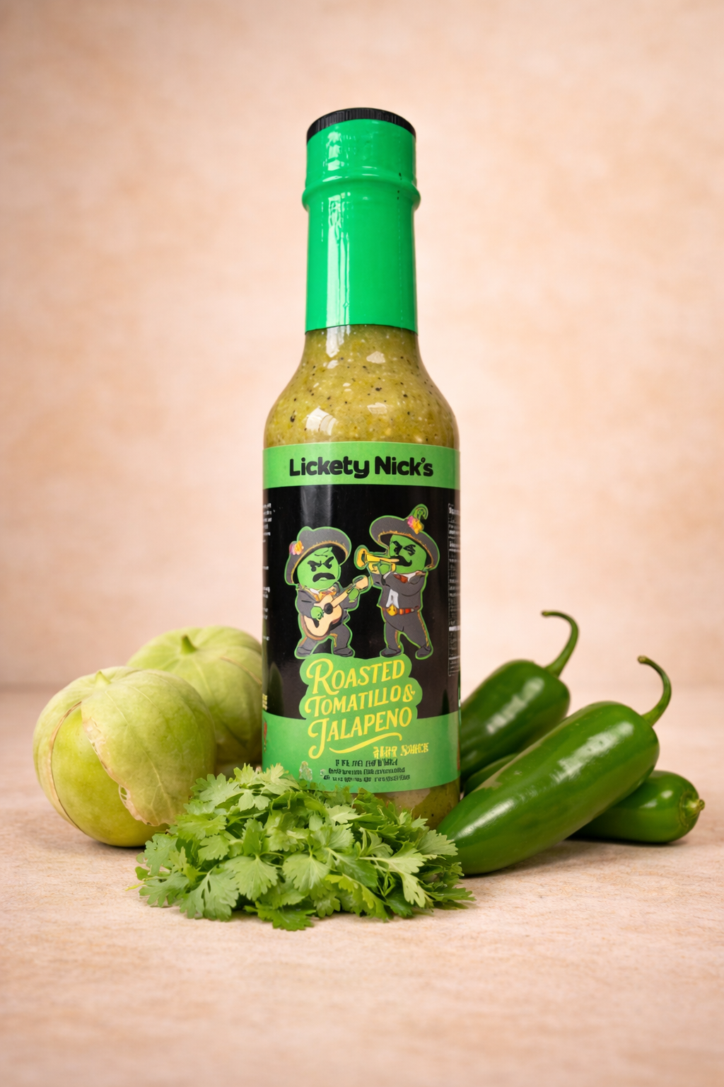 Roasted Tomatillo & Jalapeño Verde Hot Sauce