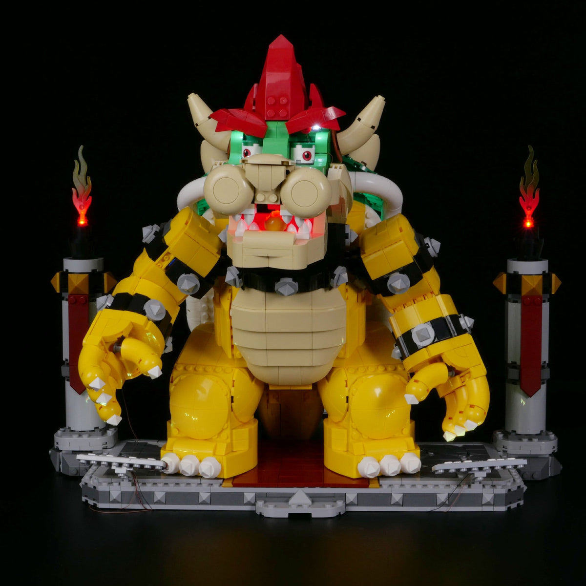 DIY building block lighting suitable for LEGO 71411 powerful Cool King building block assembly LED remote control lighting