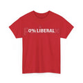 "0 Percent Lib" T-shirt - Funny Political Graphic Tee, Halloween Humor Gift Idea, Conservative Statement Shirt