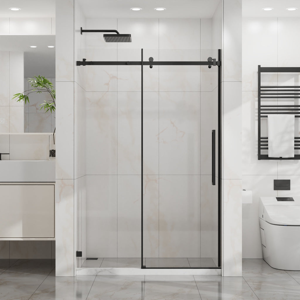 Goodyo 48" W x 72" H Sliding Shower Door