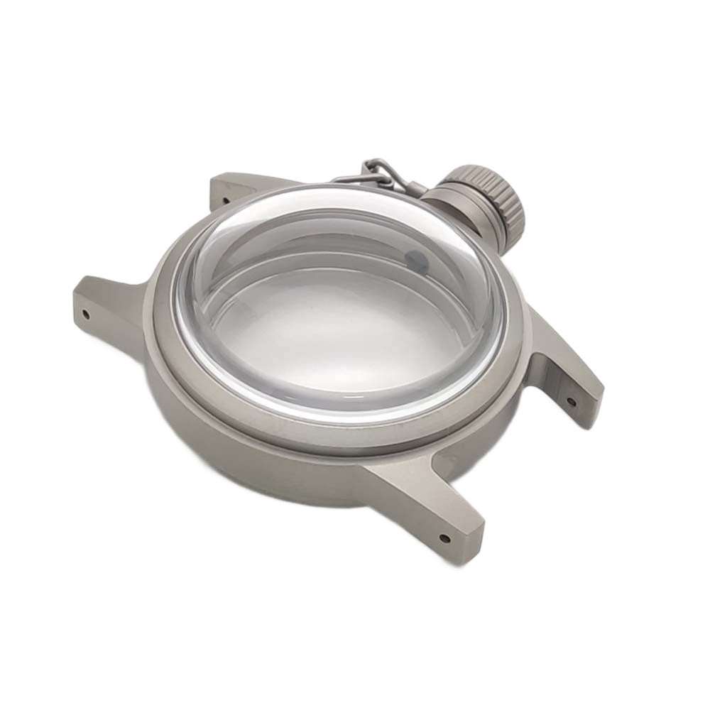 Stainless Steel Case Brushed Finish Sapphire Crystal Watch Modification Accessory