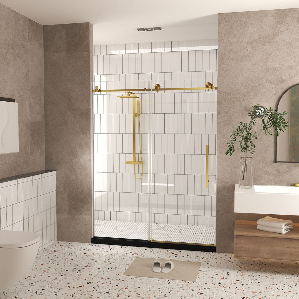 Frameless Shower Door 44-48"W x 76"H