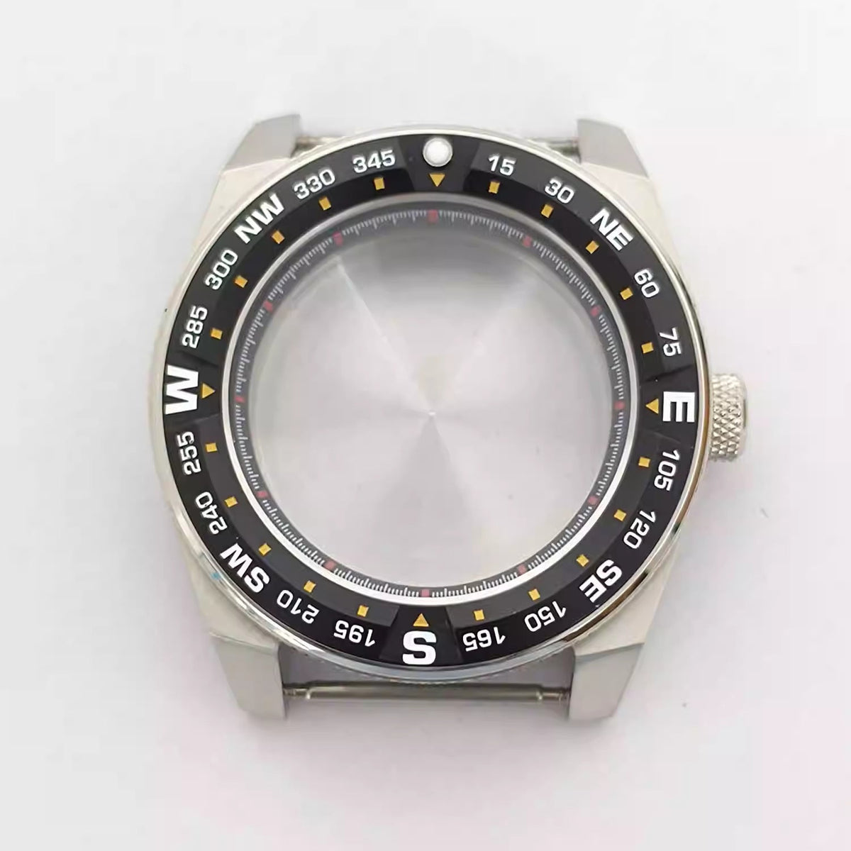 43mm 316 Stainless Steel Aluminum Bezel Watch Case Accessory