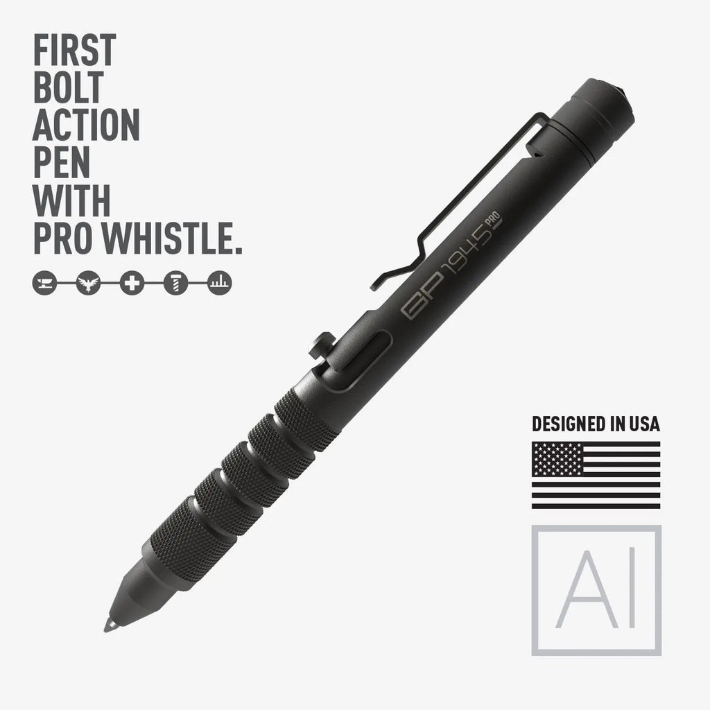 GP 1945 Bolt-Action Pen PRO — Titanium & Aluminum EDC