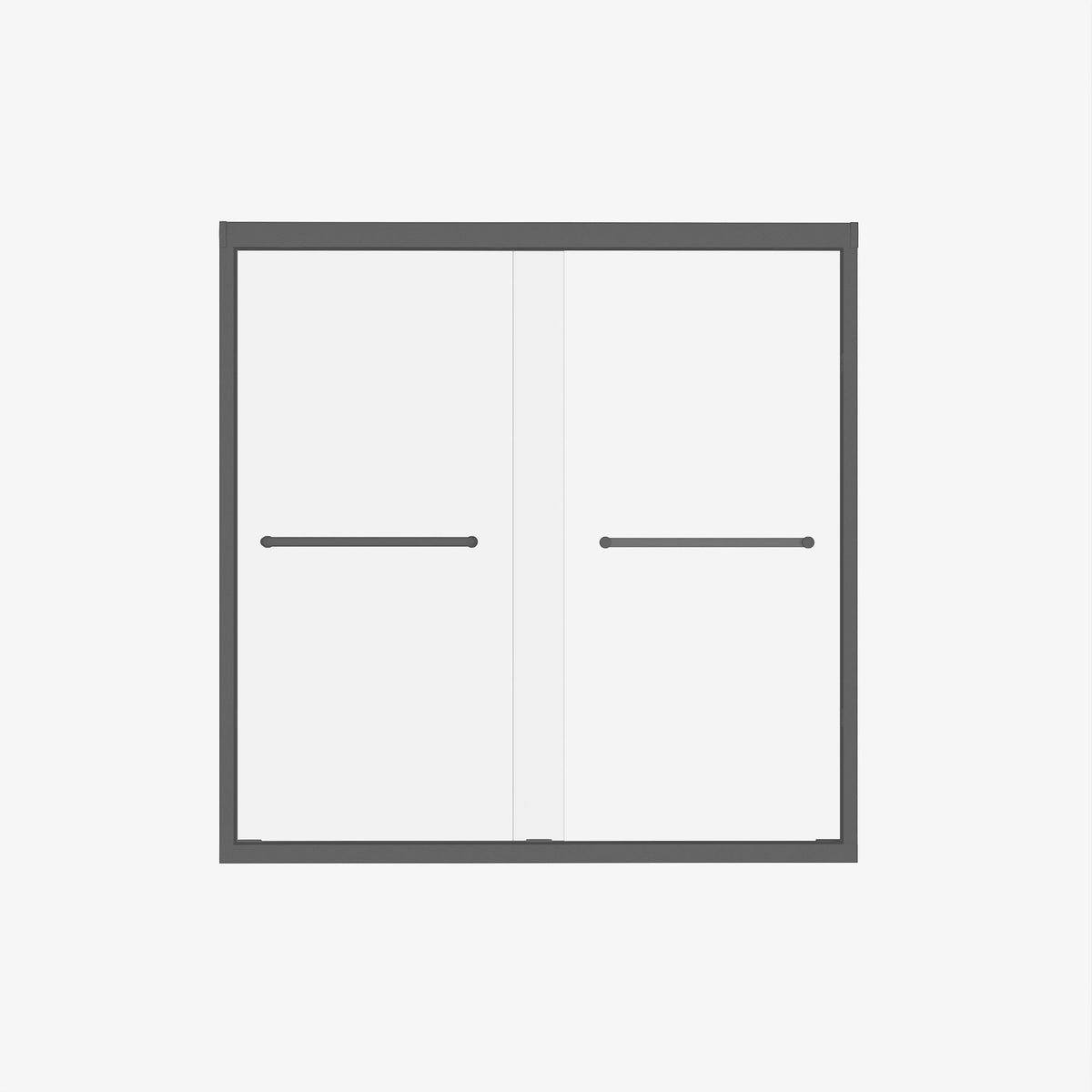 Double Sliding Shower Door With Explosion Proof Film