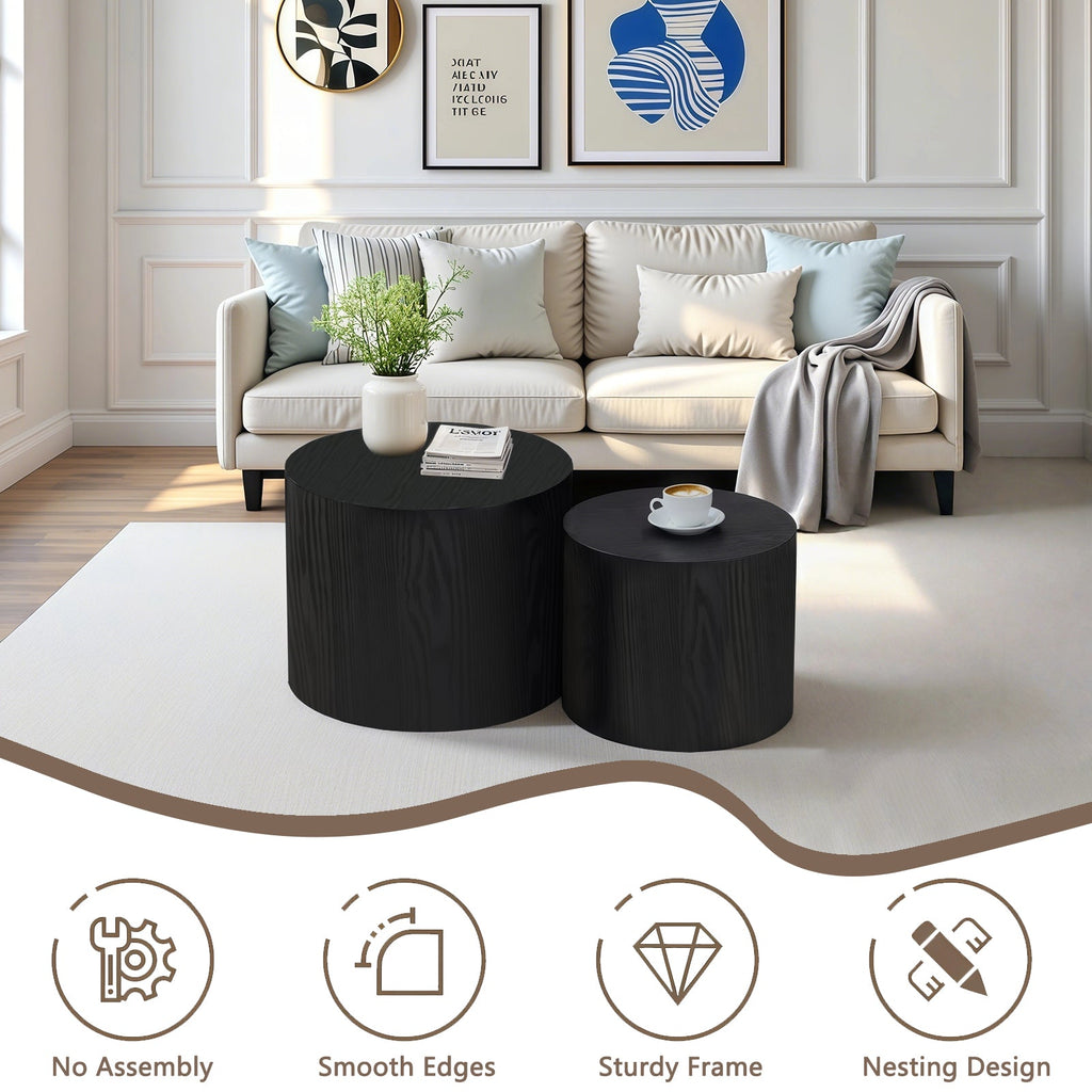 Nesting Coffee Table Set of 2