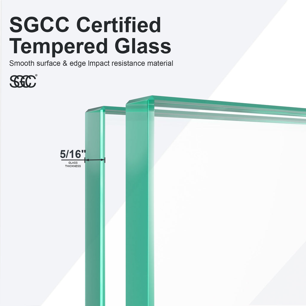 Frameless Single Sliding Shower Door