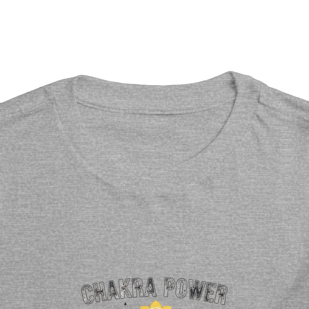 Chakra Power Toddler Tee — Colorful Kids Chakra Energy Shirt