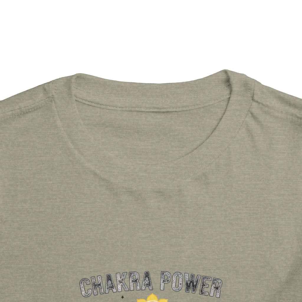 Chakra Power Toddler Tee — Colorful Kids Chakra Energy Shirt