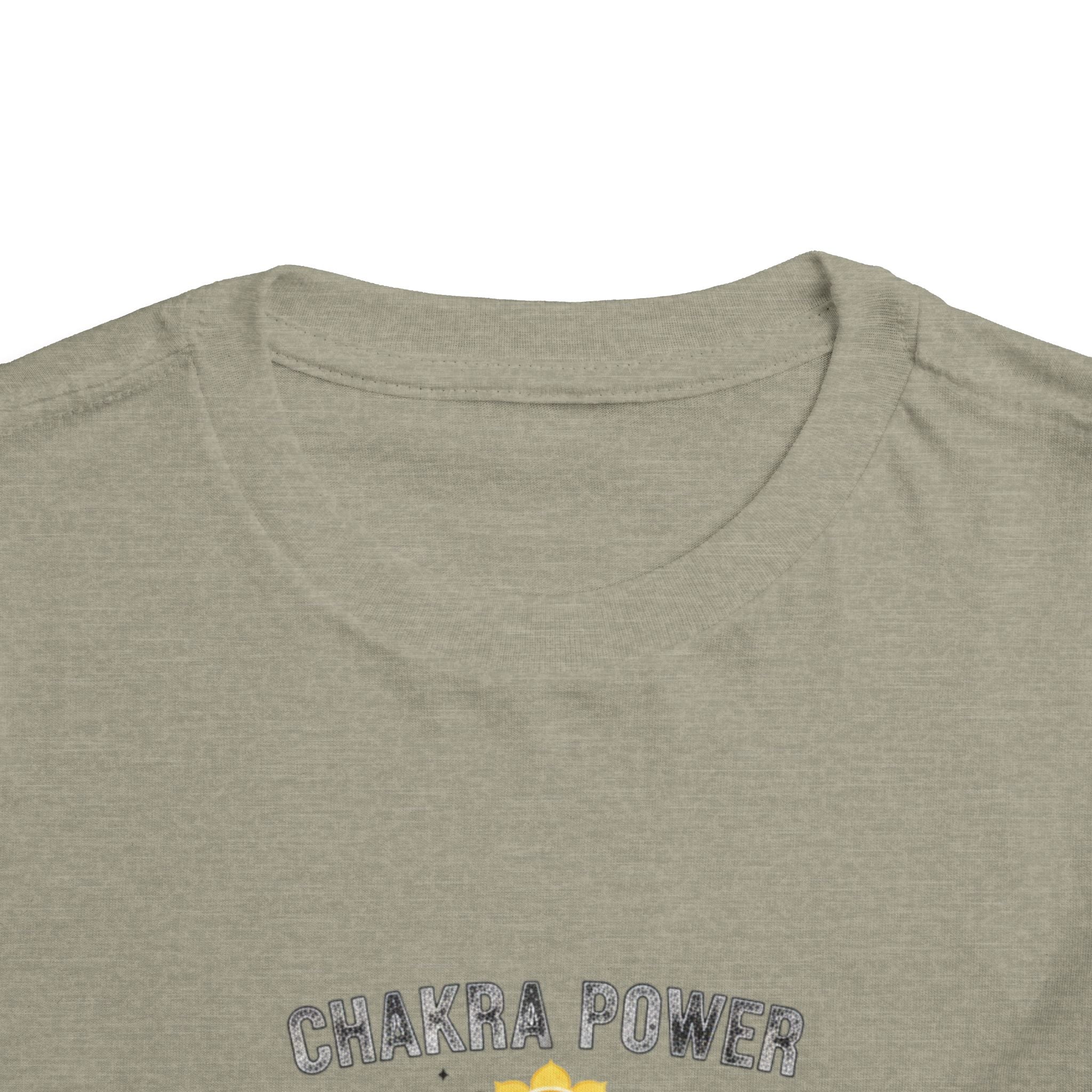 Chakra Power Toddler Tee — Colorful Kids Chakra Energy Shirt