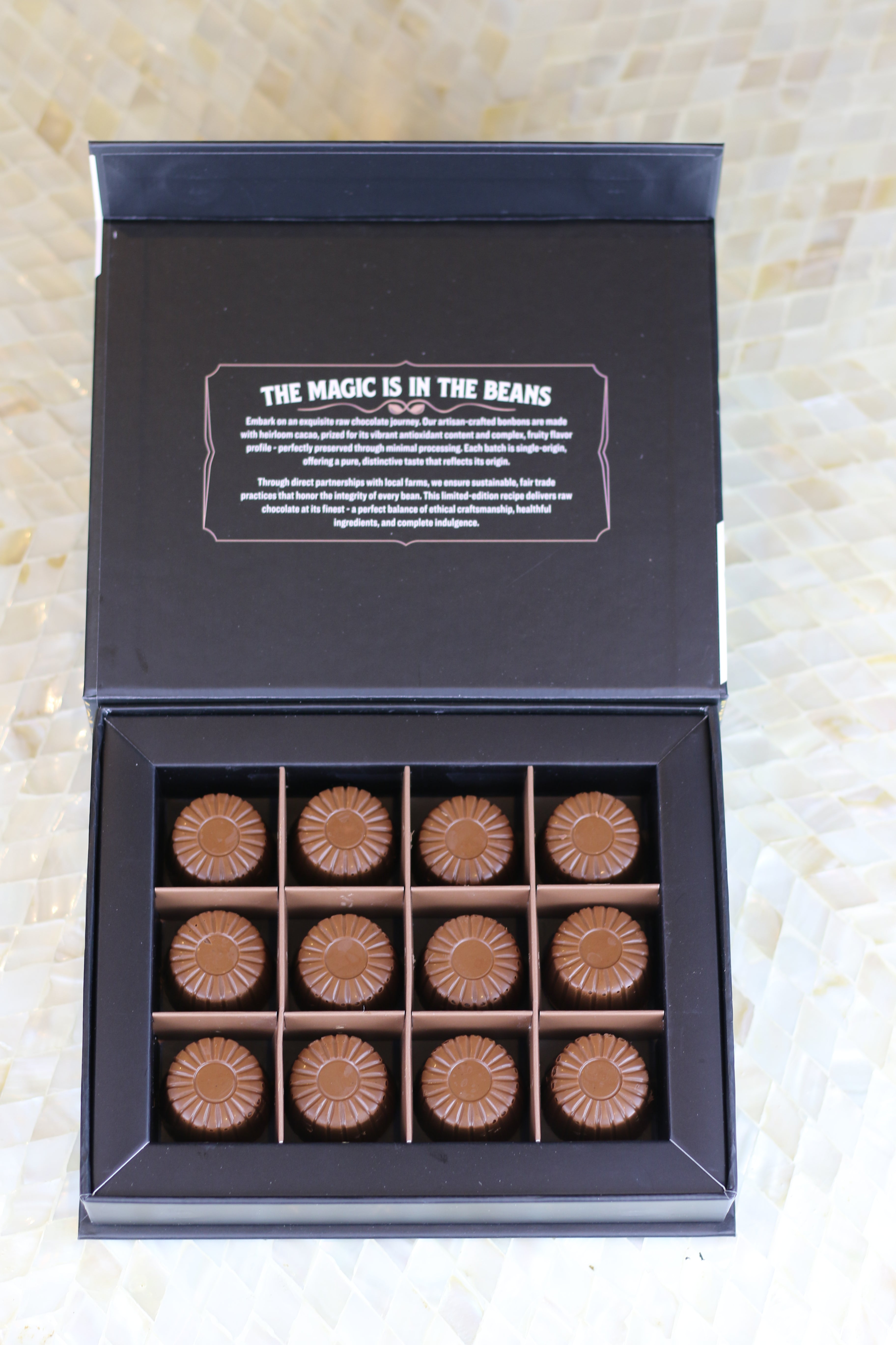 Rawmio Coconut Milk Chocolate Bonbons, 12ea