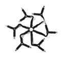 Non-Slip Bed Sheet Grippers With 12 Adjustable Elastic Clips for Mattress