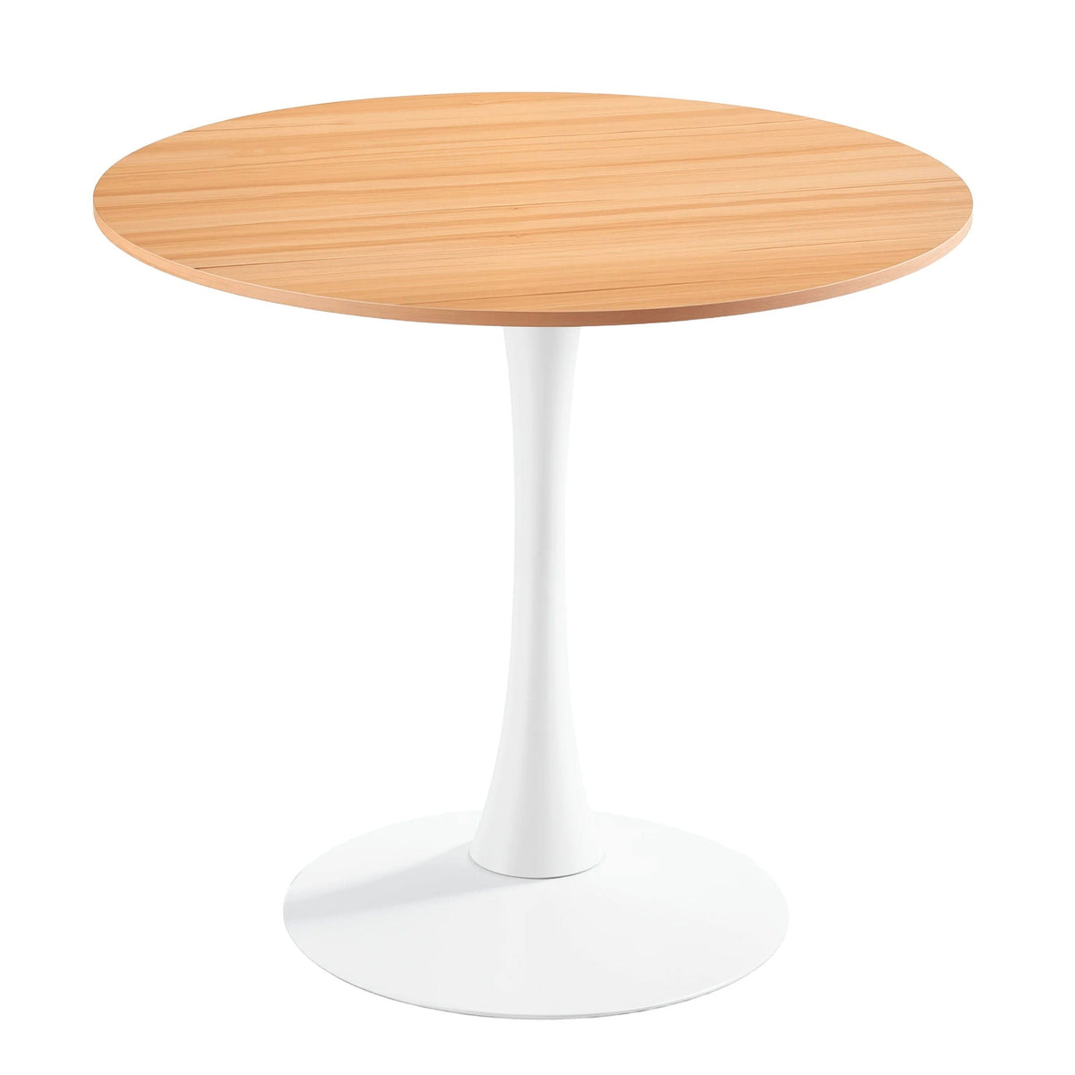 Mid-Century Tulip Table With Round Top and Pedestal Base