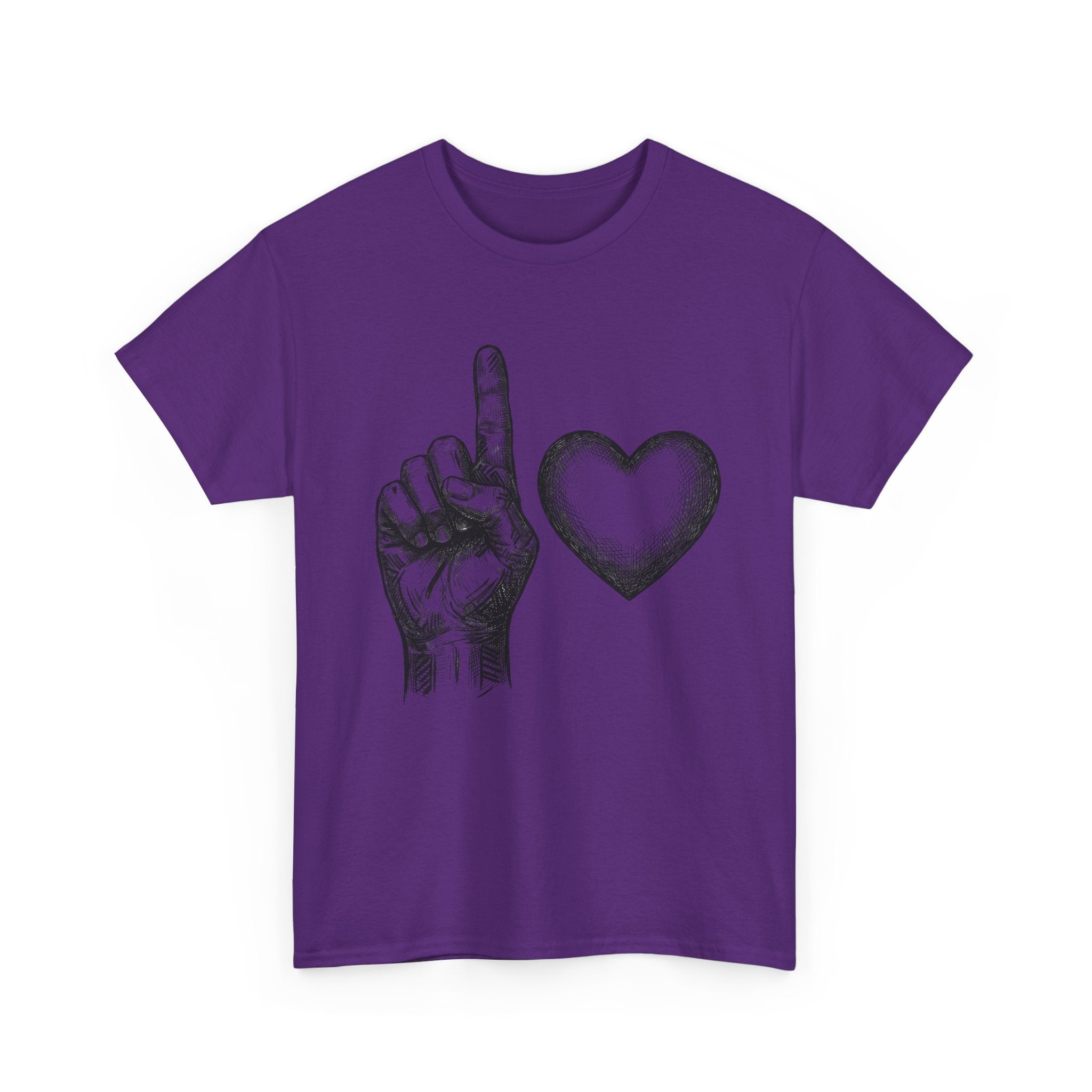 "1 love" Graphic T-Shirt