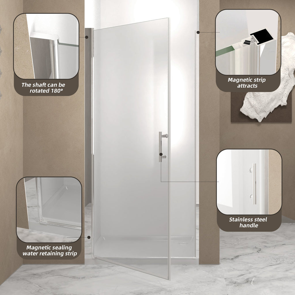 37-36"x 72" Pivot Shower Door