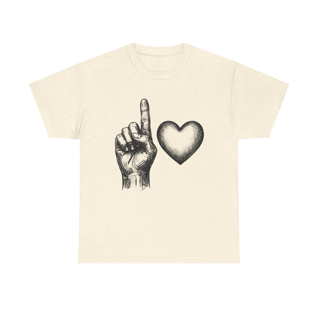 "1 love" Graphic T-Shirt