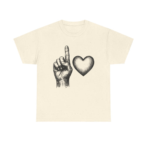 "1 love" Graphic T-Shirt
