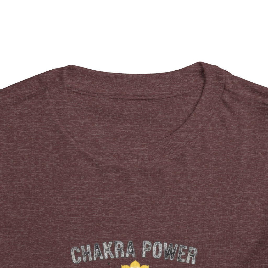 Chakra Power Toddler Tee — Colorful Kids Chakra Energy Shirt