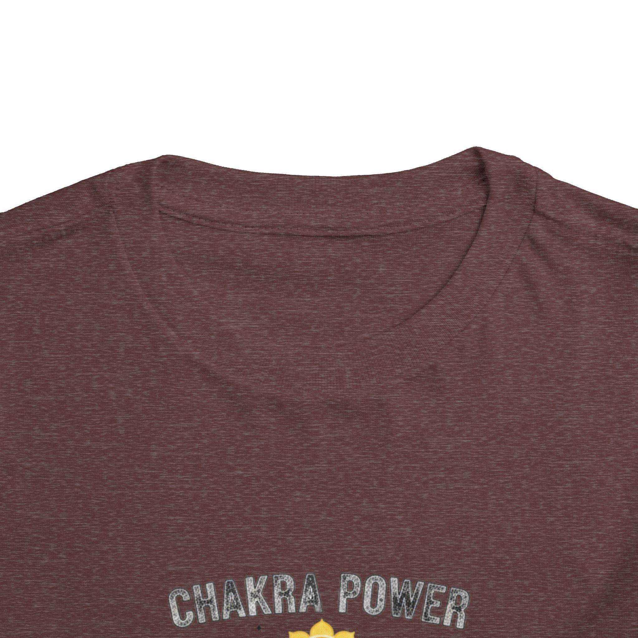 Chakra Power Toddler Tee — Colorful Kids Chakra Energy Shirt