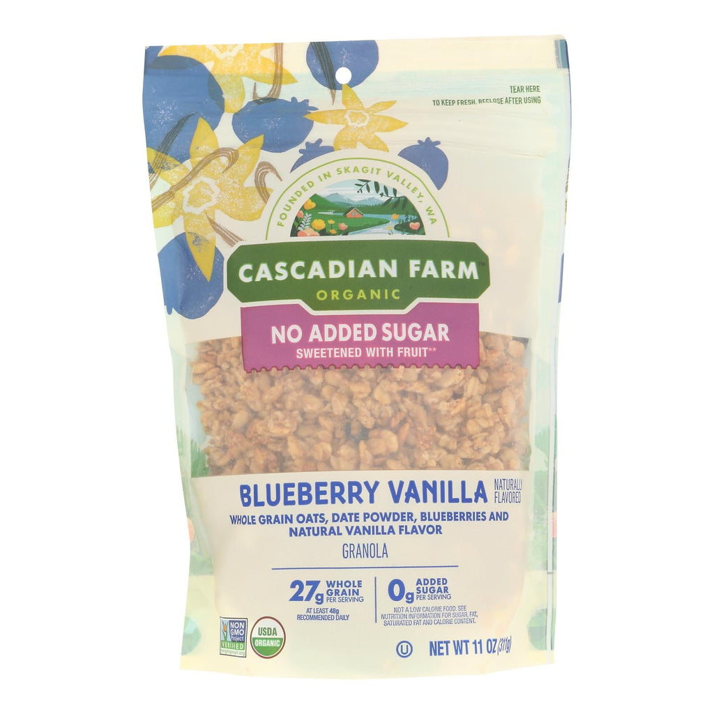 'Cascadian Farm Organic Blueberry Vanilla Granola - 11 Oz, Case of 4'