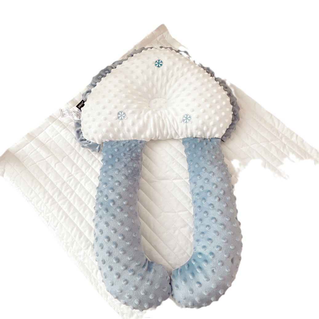 No Top Velvet Anti-deviation Head Baby Pillow