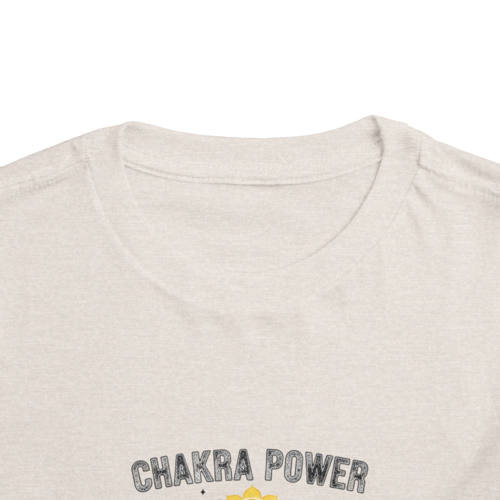 Chakra Power Toddler Tee — Colorful Kids Chakra Energy Shirt