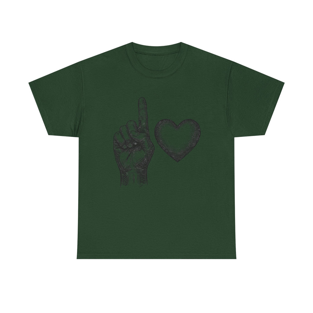 "1 love" Graphic T-Shirt