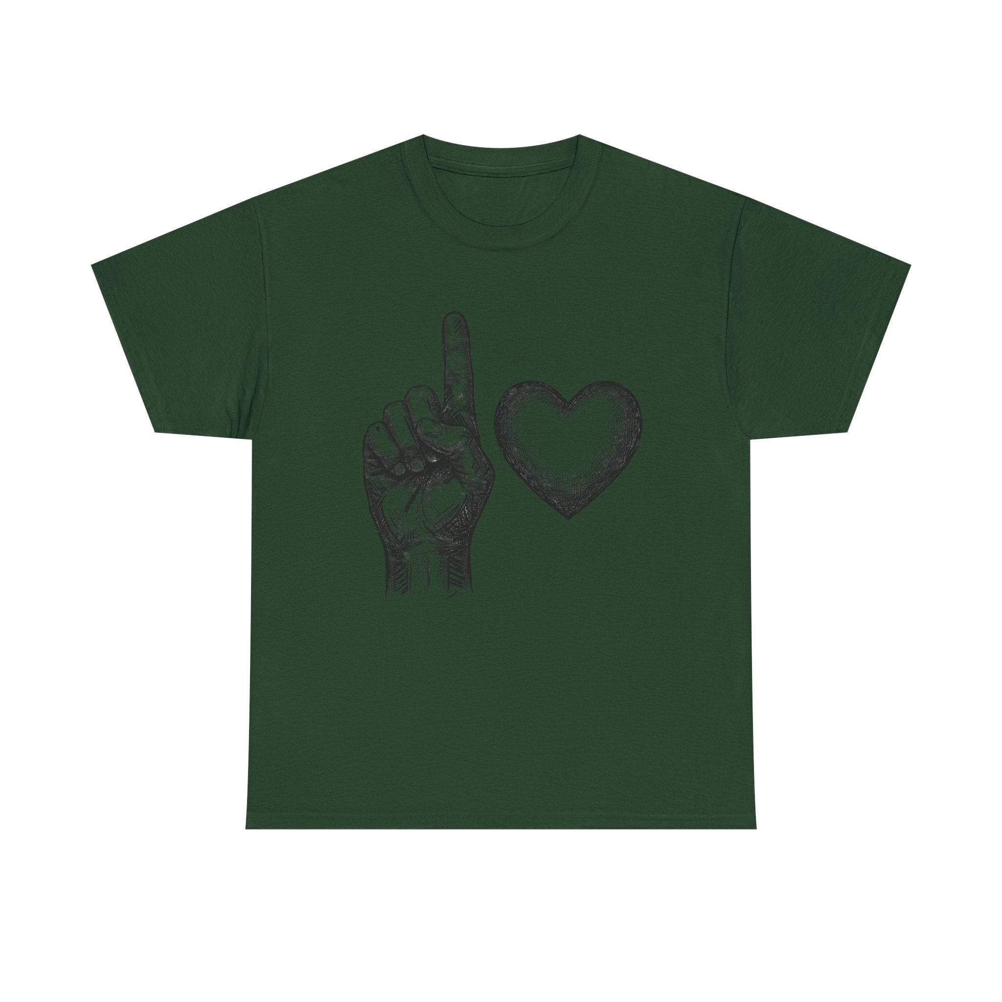 "1 love" Graphic T-Shirt