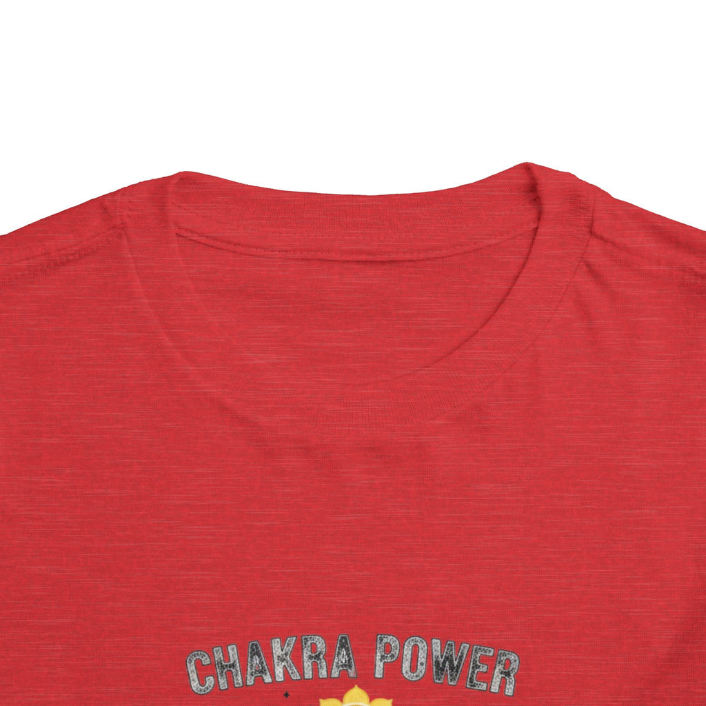 Chakra Power Toddler Tee — Colorful Kids Chakra Energy Shirt