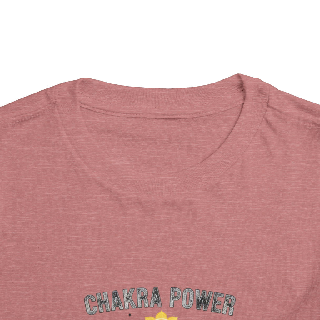 Chakra Power Toddler Tee — Colorful Kids Chakra Energy Shirt