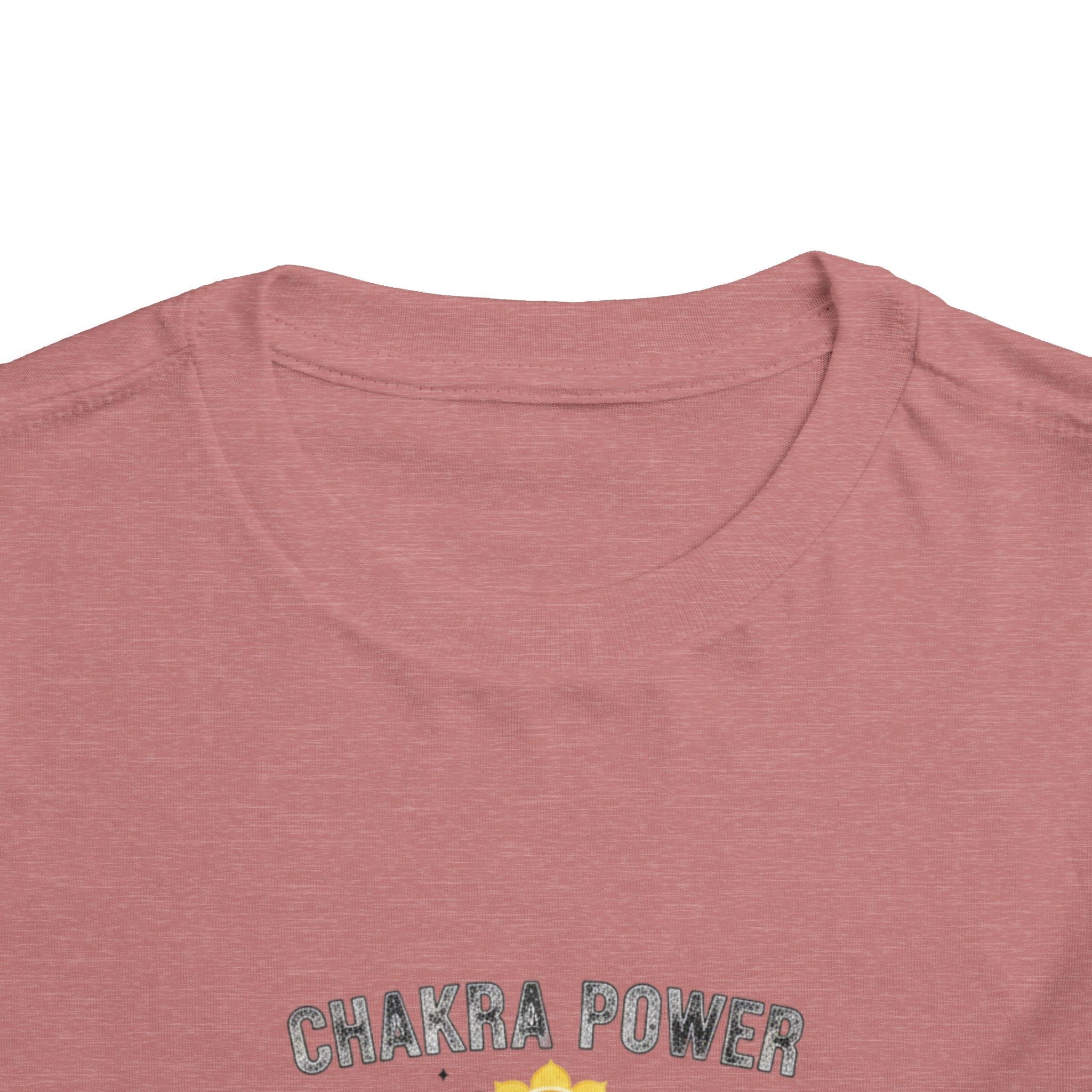 Chakra Power Toddler Tee — Colorful Kids Chakra Energy Shirt