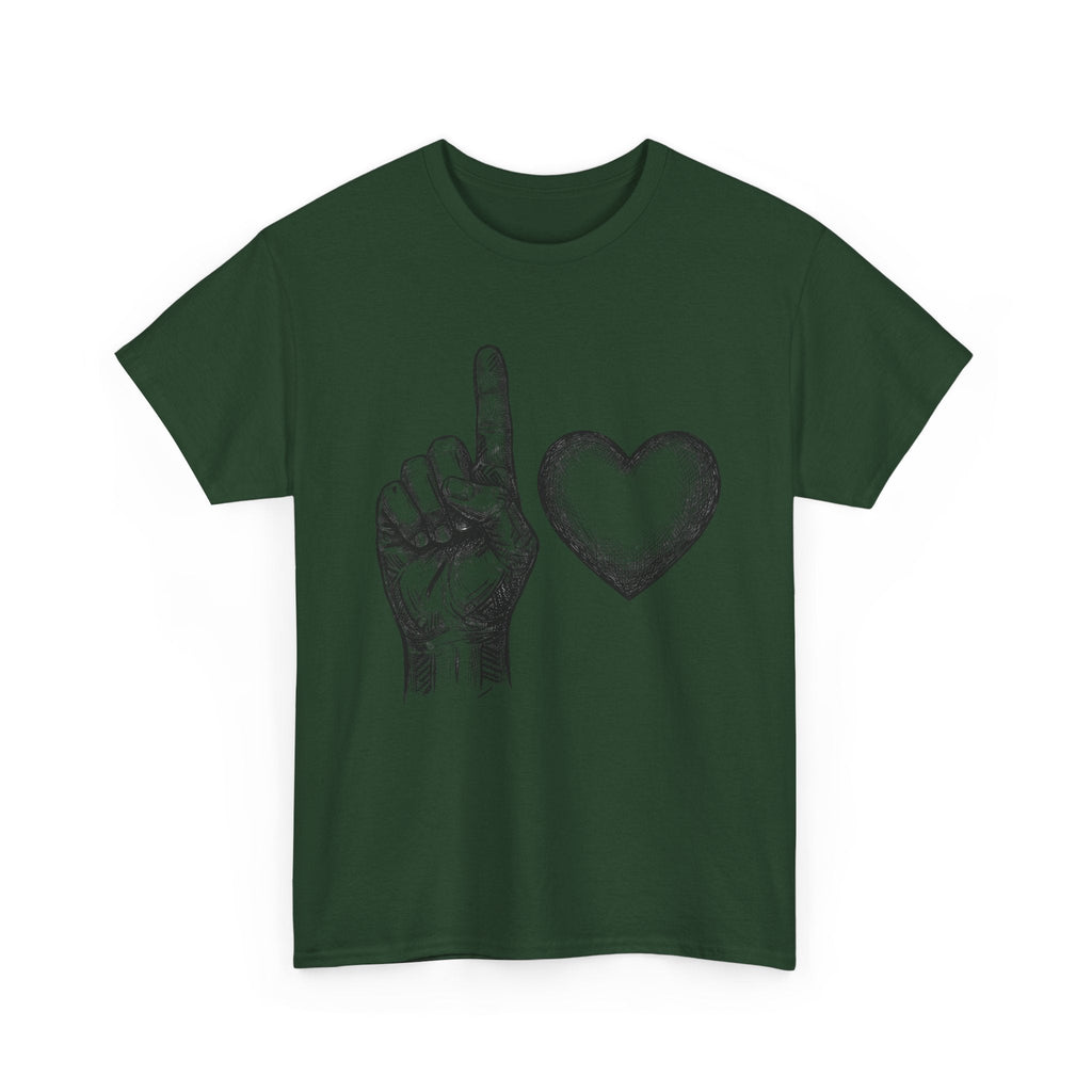 "1 love" Graphic T-Shirt