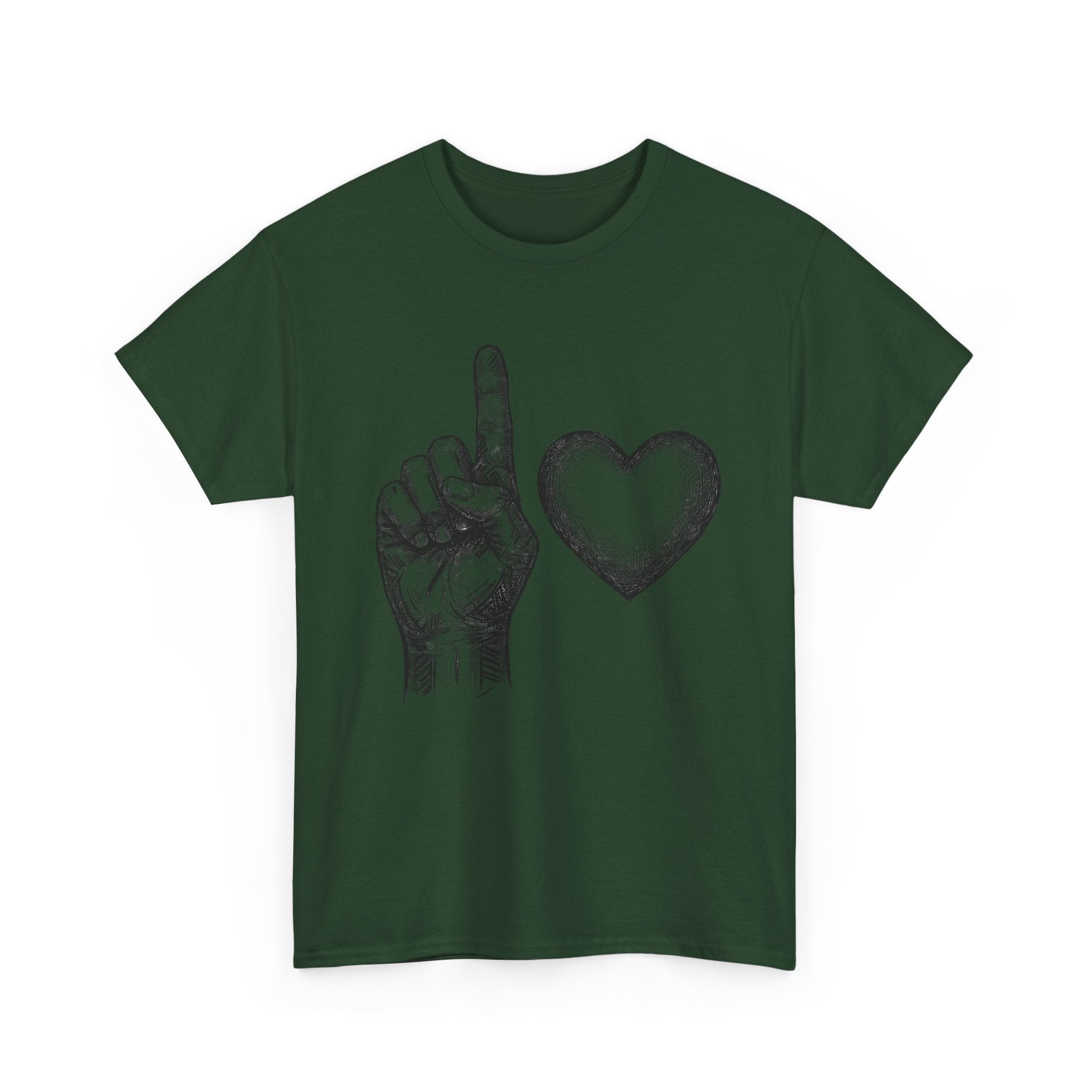 "1 love" Graphic T-Shirt
