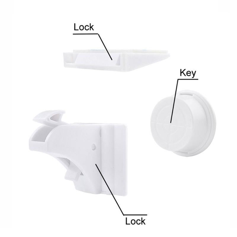 Magnetic Safety Invisible Cupboard Lock Baby Child Pet Drawe