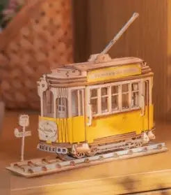 3d Three-dimensional Puzzle Model  Wooden Assembly Decompression Diy Handmade Toy