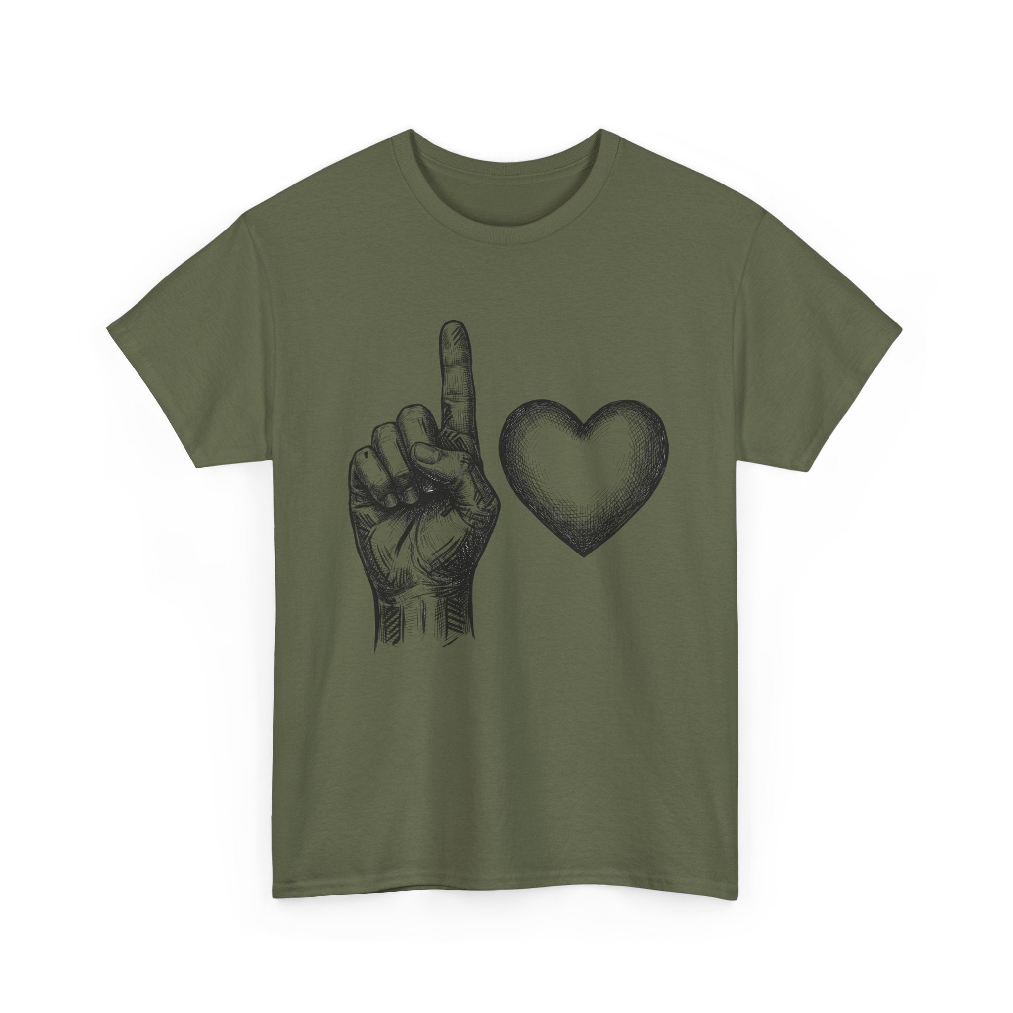 "1 love" Graphic T-Shirt