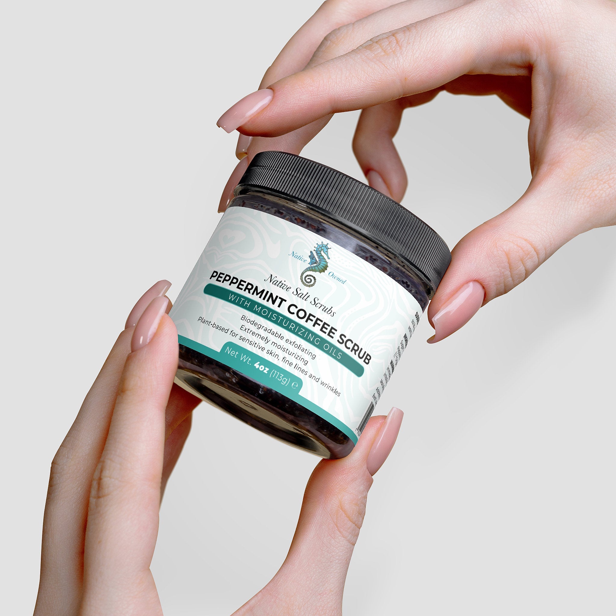 Peppermint Coffee Scrub — Natural Exfoliating Body Scrub
