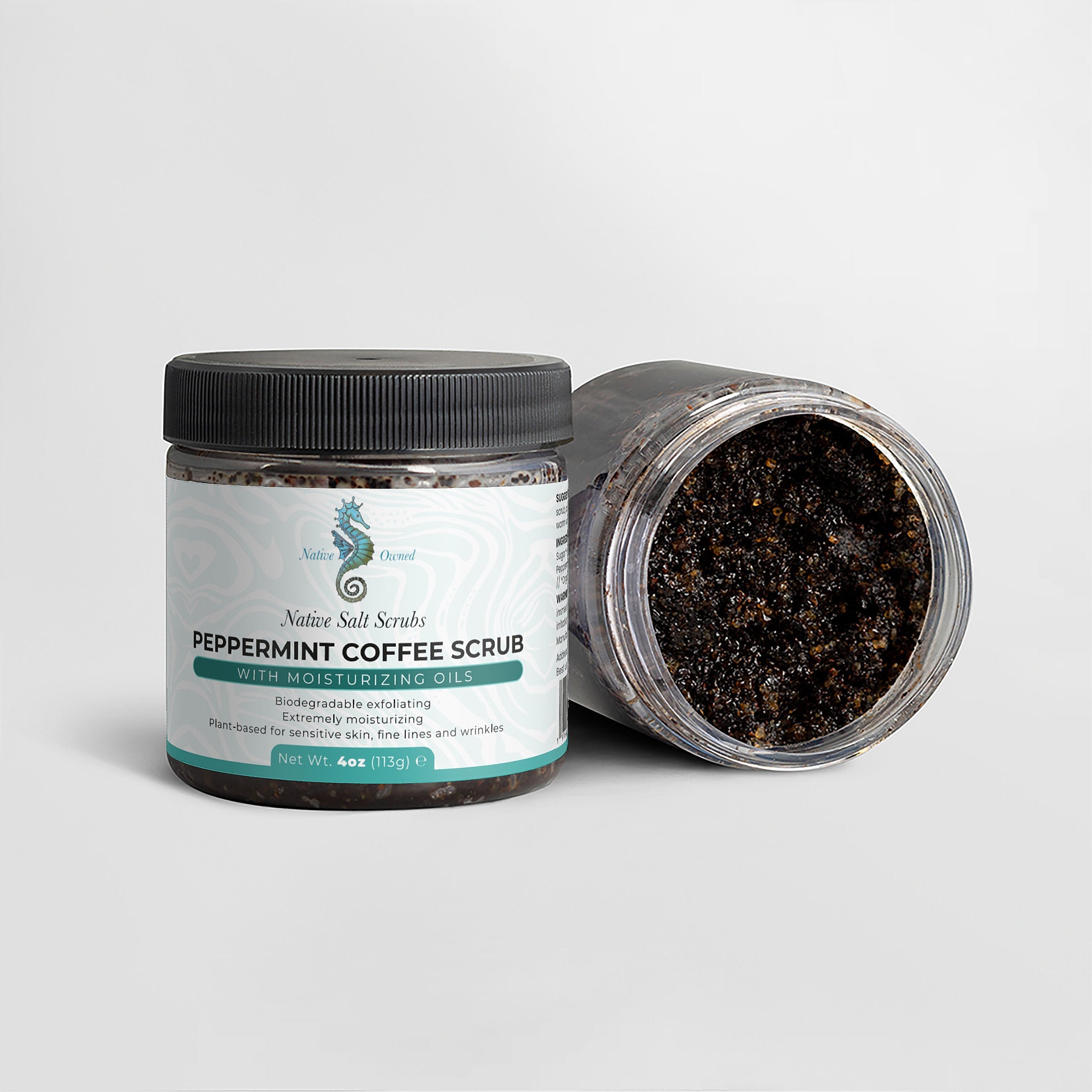 Peppermint Coffee Scrub — Natural Exfoliating Body Scrub