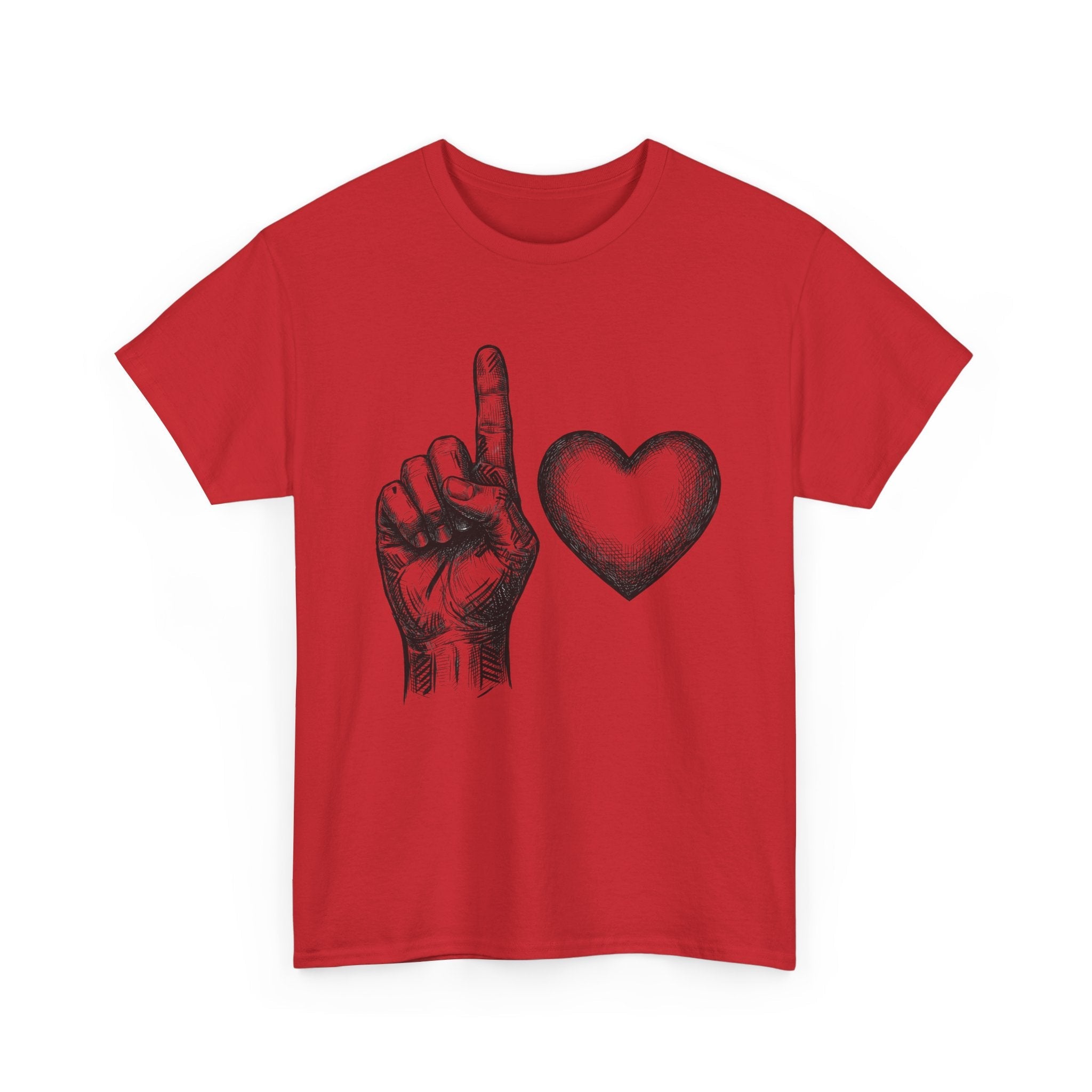 "1 love" Graphic T-Shirt